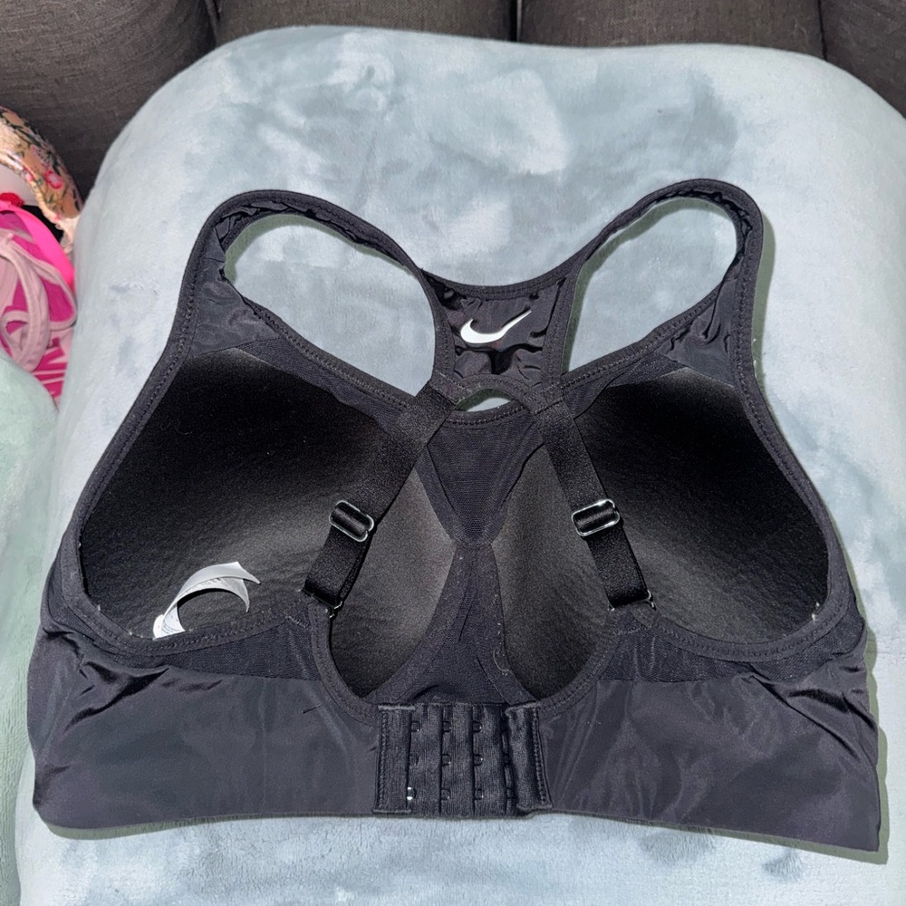 Nike Black Racerback Sports Bra for Performance - Picture 3 of 6